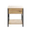 Dezra Side Table with Storage