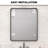 Vista 30 in. W x 36 in. H Rectangular Framed Wall Bathroom Vanity Mirror in Matte Black-2089628593-2089628597