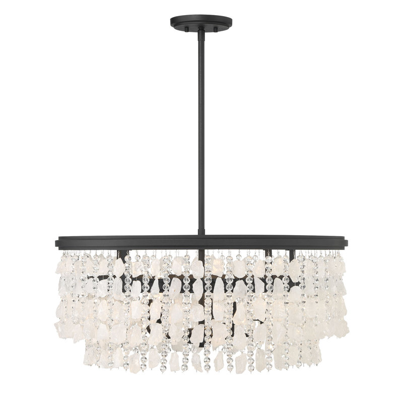 Minka Lavery Shimmering Elegance - 5 Light Chandelier In Sand Coal Finish