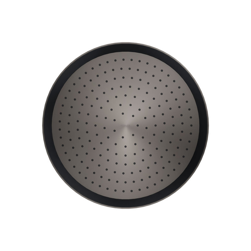 Statement 14" Single-Function Wall or Ceiling-Mount Round Rainhead, Round Rain Showerhead 2.5 GPM, Vibrant Titanium