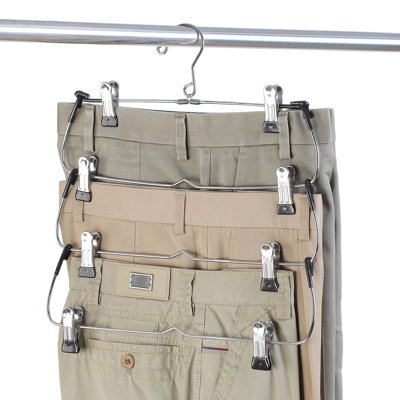 Cintres en métal avec pinces pour jupe / pantalons Aliceville
