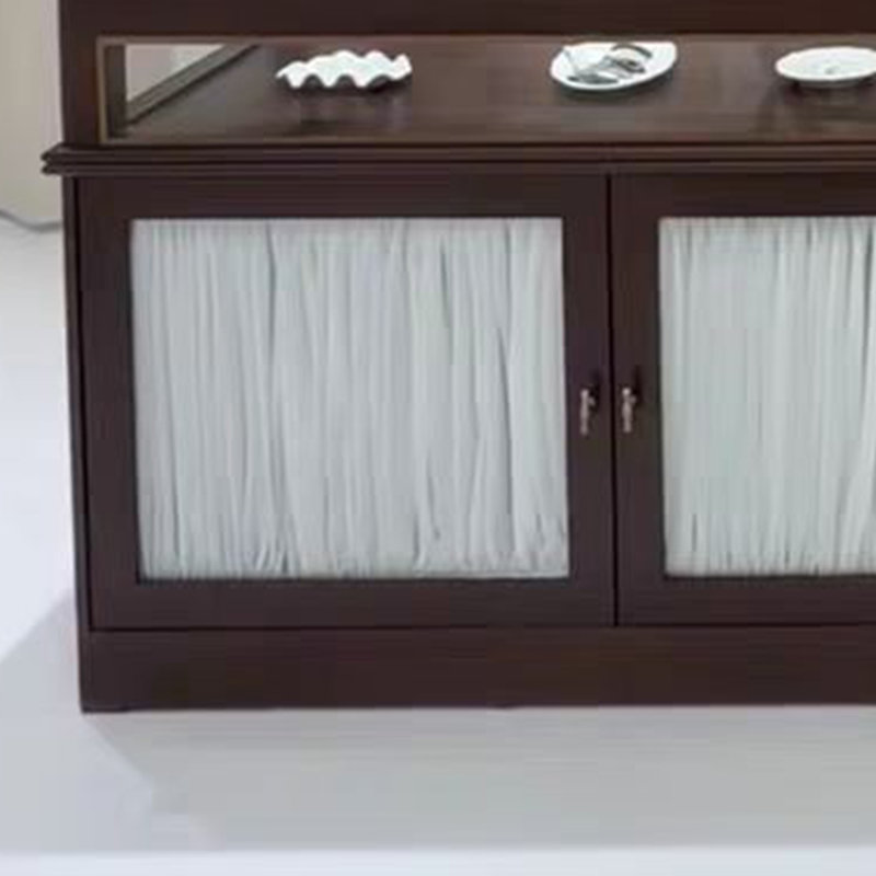 Armoire pour îlot central Fashion, H 39,37 po x l 86,61 po x P 23,62 po