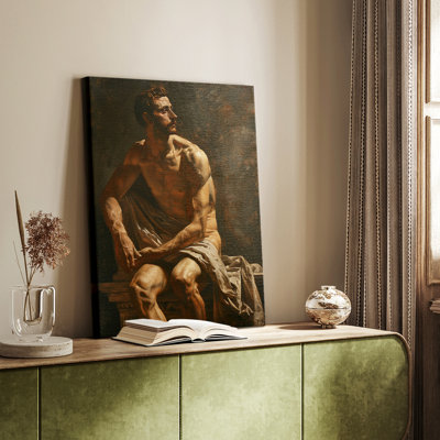 Série ABSTRACT CCXCV III - Toile tendue avec châssis Premium - Prêt à être accroché