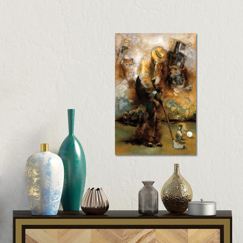 Estampe numérique sur toile tendue Swingin'- Gallery, H 18 po x l 12 po