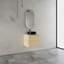 Meuble-lavabo mural avec lavabo d'art en céramique