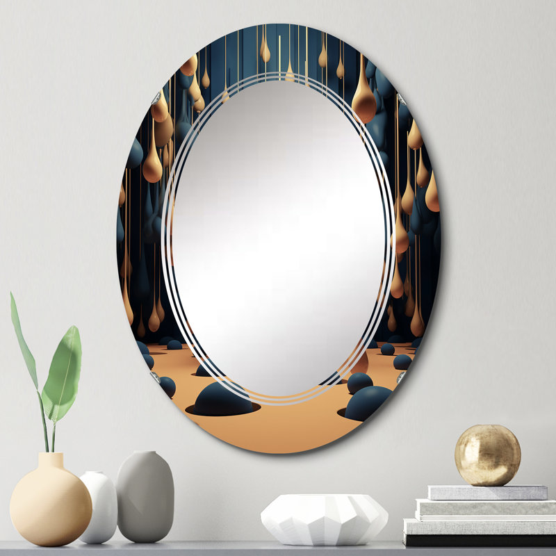 Miroir mural moderne Sontania, 30 po x 20 po
