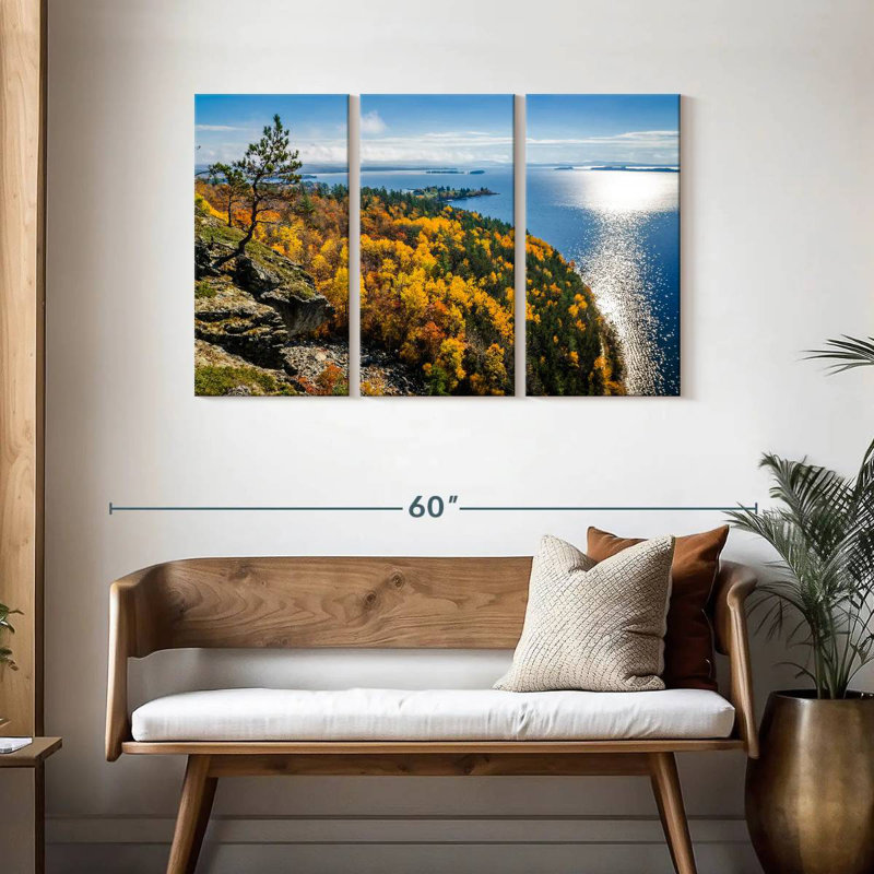 Mount Kineo's Autumn Coast, 28" H x 45" W
