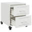 Angala 36cm W Steel Bedside Table-87684027