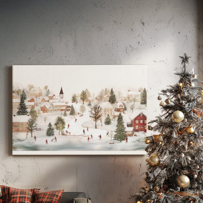 Frostlit Icicles Serenade-Premium Gallery Wrapped Canvas