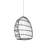 Outdoor Garden Rattan Egg Swing Chair with Steel Frame, Comfortable Cushion, and Handwoven Design for Relaxation-129006272