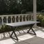 Table de salle à manger en aluminium avec cadre en acier Rolando-705975145
