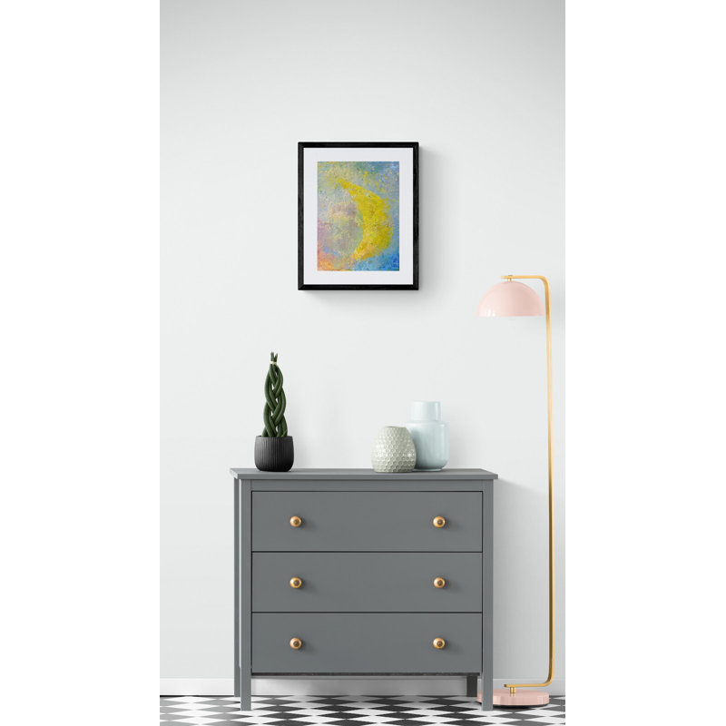 Crescent Moon Print by Marsha Heller