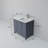 Jacques 36 in. W x 22 in. D Right Offset Bath Vanity and White Top-66637679-112953120