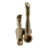 Modern Candle Holder with Sculptural Legs – Decorative Candle Holders for Dining Table Centerpiece, Shelf Decor, Home Office, or Entryway Accent – Unique Tabletop Candle Holder for Contemporary Home Styling – Gold-1703183764
