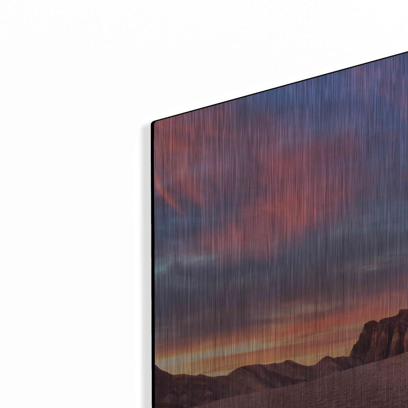" Ruby Sunset, " by Larry Malvin, 24" H x 48" W