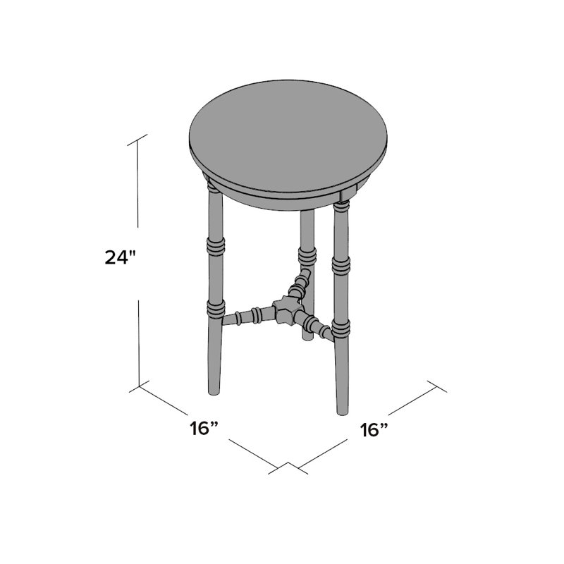 Anicka End Table, Amber