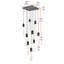 Luminaire suspendu Aurora 20 pouces en or satiné-983230419
