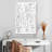 Avery Minimal Dots Lines Black White-108436636