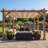12 ft. W x 20 ft. D Breeze Solid Cedar Wood Pergola with Retractable Canopy-90582541-90582543