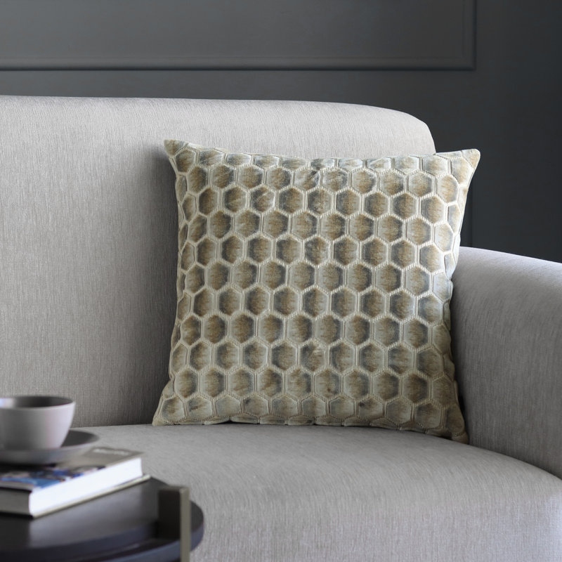 Housse de coussin Honeycomb, Lin
