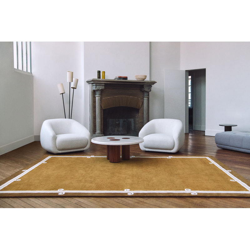 Syracuse Hand Tufted Wool Area Rug, Round 8'2"