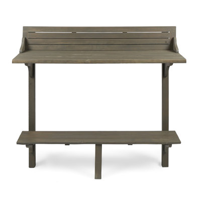 Outdoor Acacia Wood Balcony Bar Table(Only Including Table)