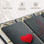 «Love», «Red Wool Heart Line Canvas Print» sur-3226518