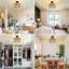 Plafonnier semi-encastré 3 lumières Boho