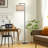 Hogsett 64'' Arched Floor Lamp with Remote and Bulb for Living Room, Bedroom-1285048449