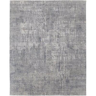 Eastfield Abstract Area Rug in Gray