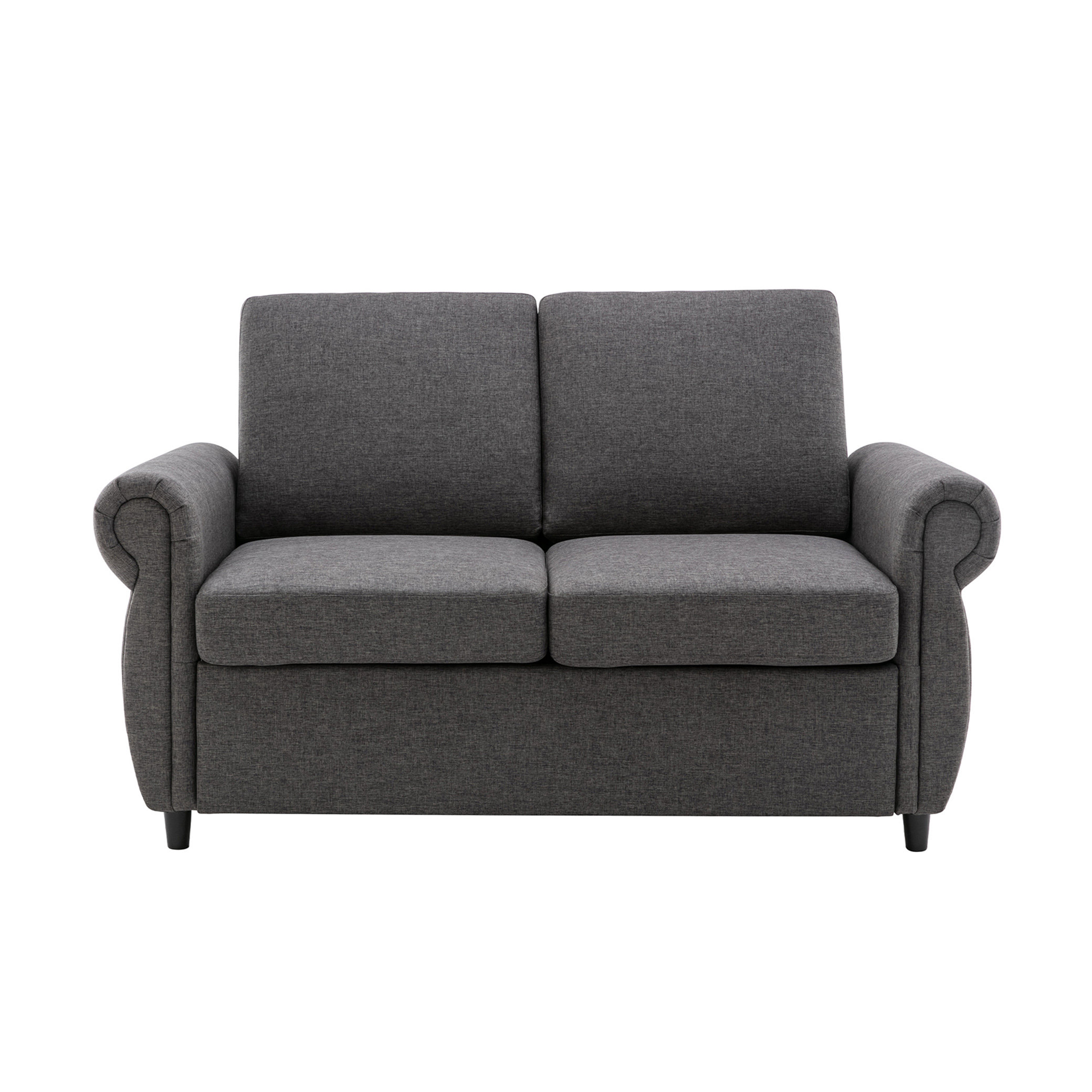 Pearce Square Arm Upholstered Twin Sleeper Sofa with Memory Foam