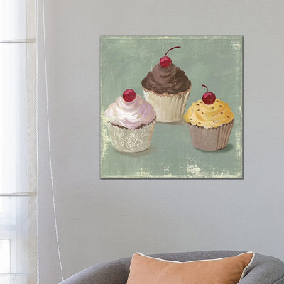 Cupcakes by PI Studio - Wrapped Canvas Painting