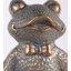 Charmante statue de jardin grenouille majordome