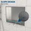 Niche de douche encastrée en acier inoxydable nickelé brossé 25 po x 13 po – Rangement mural pour salle de bain, cuisine et VR