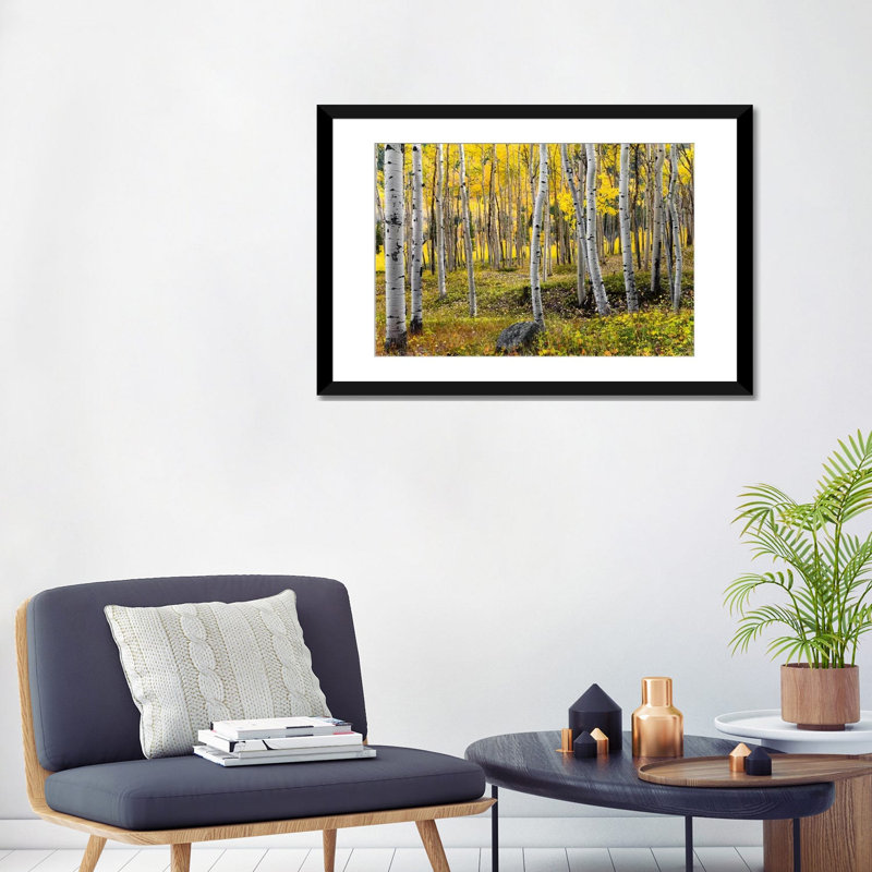 «Golden Times Rockies» par Stefan Hefele, reproduction de photo sur toile, H 16 po x l 24 po x P 1 po, Blanc