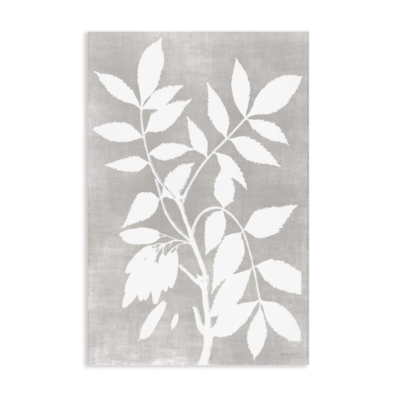 Toile Minimal Foliage Impression, conception de Stellar Design Studio, H 45 po x l 30 po