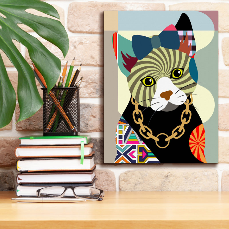 Epic Graffiti «Hipster Kitty» par Lanre Adefioye, C «Hipster Kitty» par Lanre Adefioyue