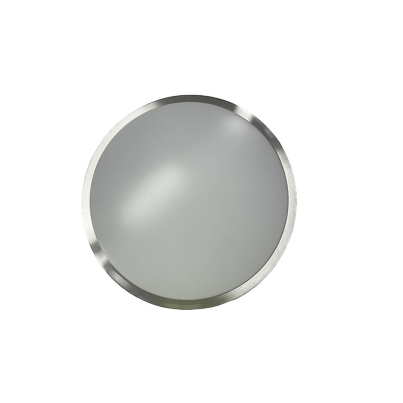 Paquet de 1 plafonnier encastré simple à DEL 5CCT 13 "/ 15" / 20 "au choix, doré, noir, nickel brossé, Nickel brossé
