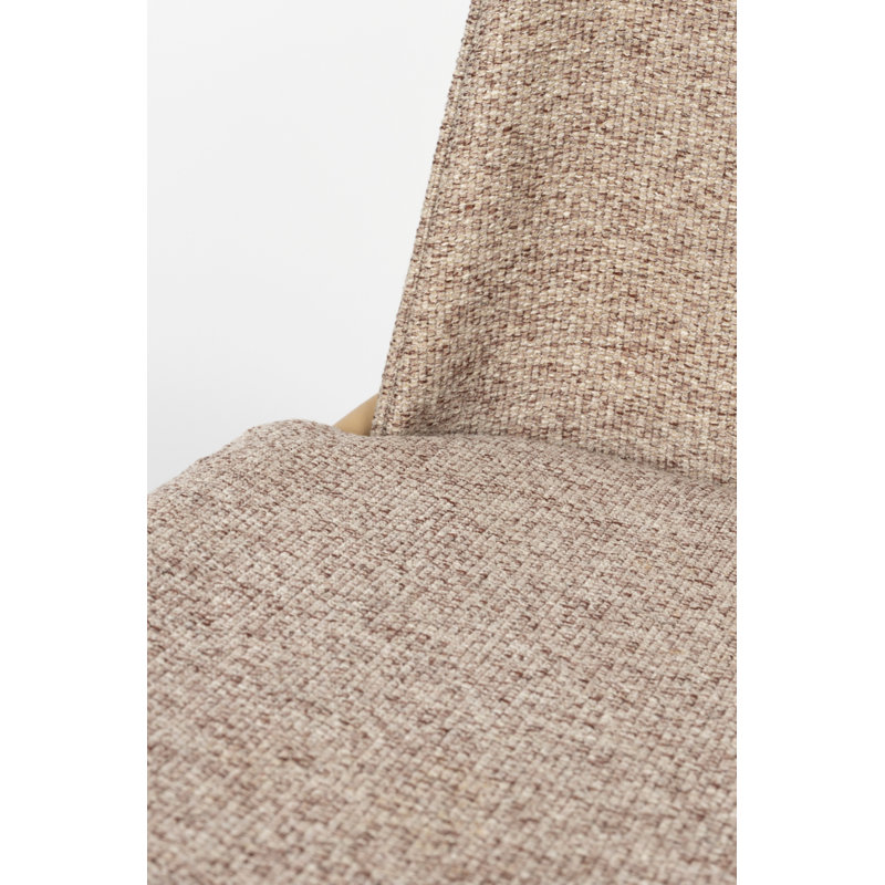 Clip Upholstered Dining Chair, Beige, Beige