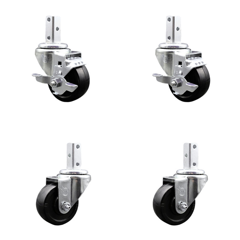 Soft Rubber Casters