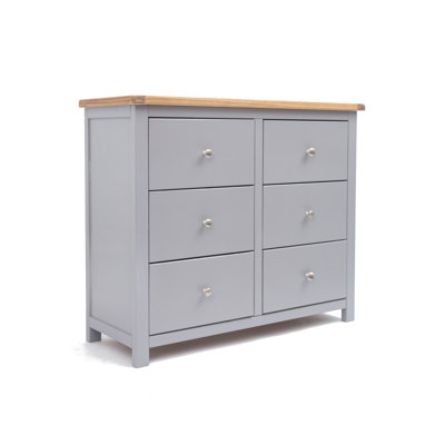Millport 110cm W 6 - Drawer Chest of Drawers