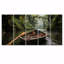 Dinghy In Amazon Jungle River - Ensemble de 5 décorations murales Jungle-51824344