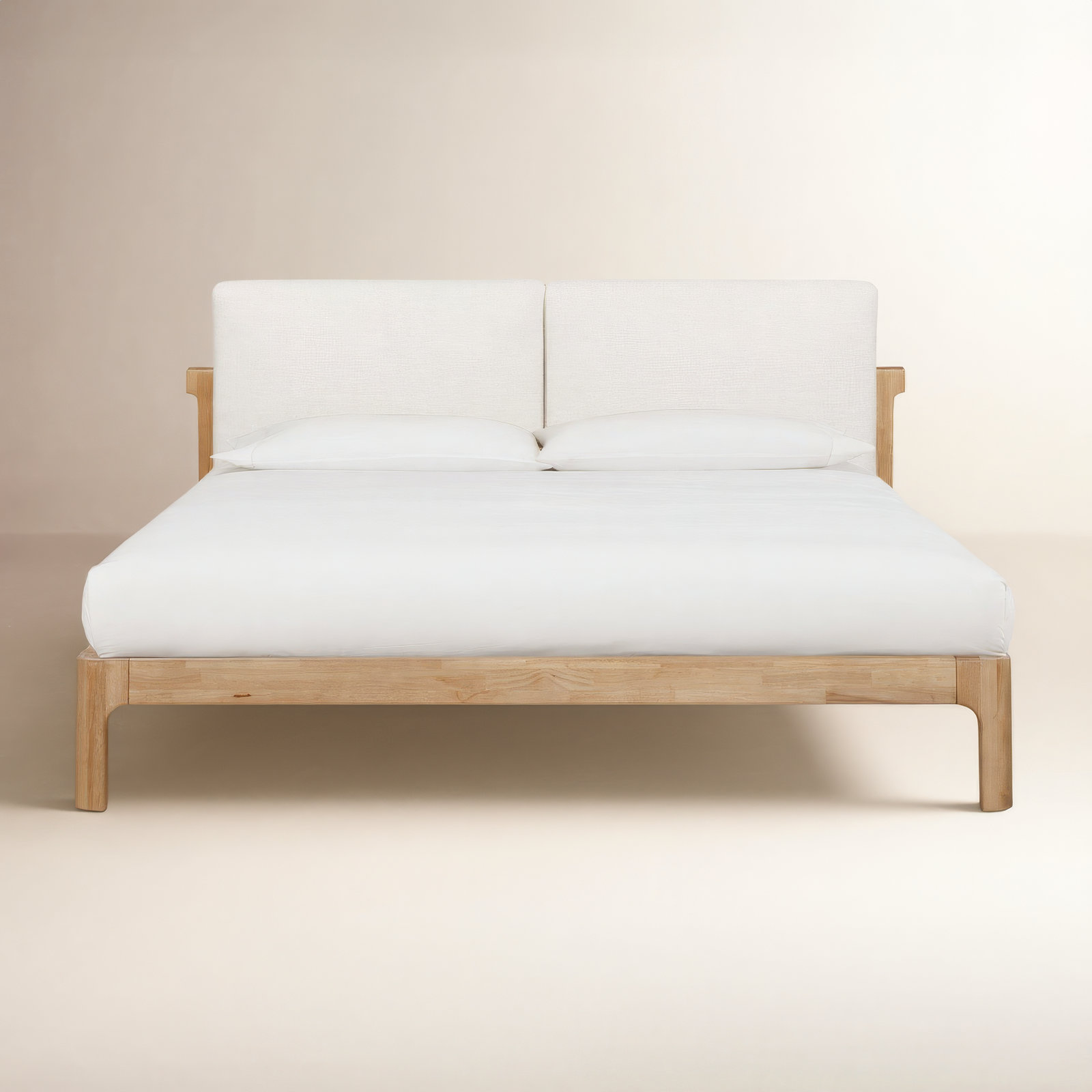 Furano Upholstered Two Cushion Platform Bed, King