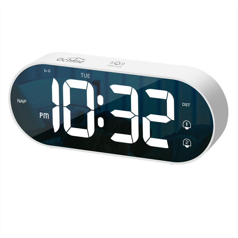 Réveille-matin moderne et contemporain, Blanc