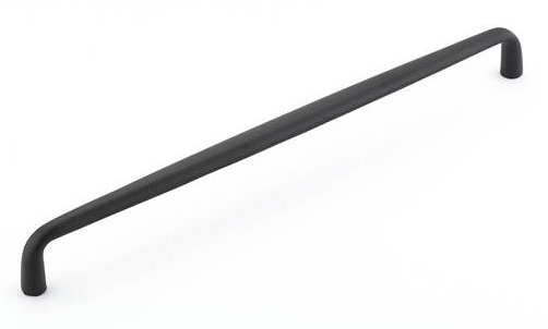 Emtek Orbit Cabinet Pull 3-1/2" cc, 4", Flat Black