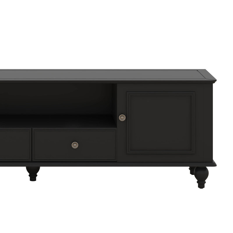 Meuble télé 70,9 po Modern, Noir