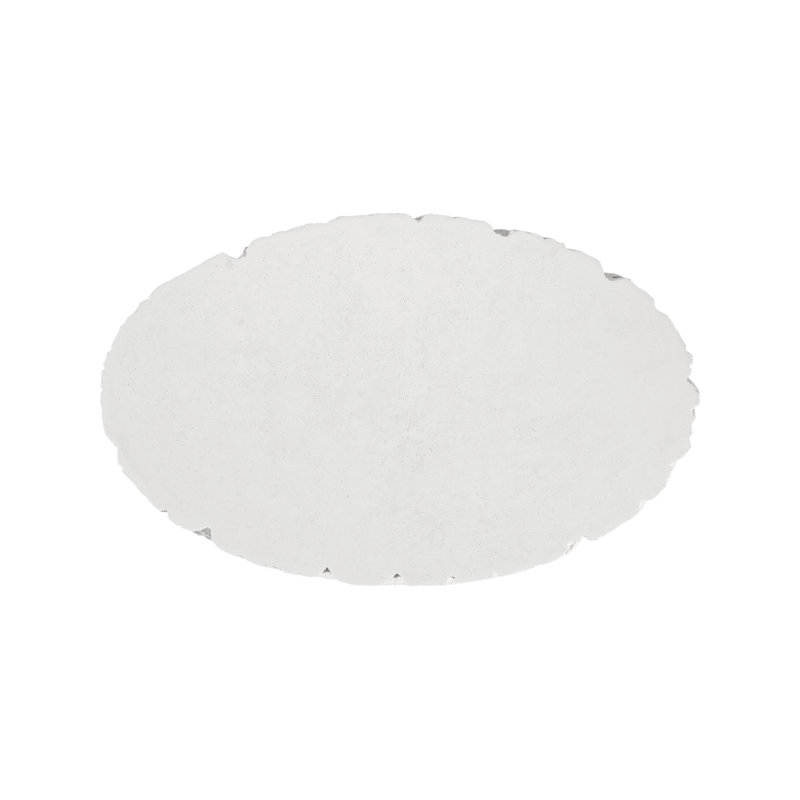 Shear Coffee Table, Rectangle, White Stone, 17" H x 54" W x 34" D