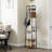 Coat Stand With 3 Shelves And 7 Hooks, Hall Tree Free Standing