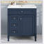 Meuble-lavabo de salle de bain 30 po avec lavabo supérieur, meuble-lavabo moderne avec 2 tiroirs et tiroir basculant, meuble-lavabo simple-1447457574