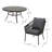 7-Piece Outdoor Dining Set with Wood-Grain Finish, All-Weather Wicker & Weather-Resistant Cushions